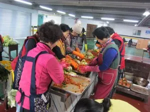 이웃사랑 김장담그기