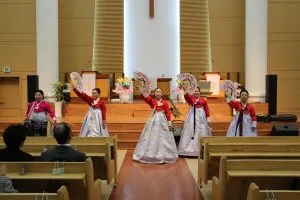인천우정봉사단 실버대학 공연