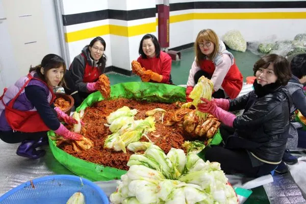 이웃사랑 김장담그기