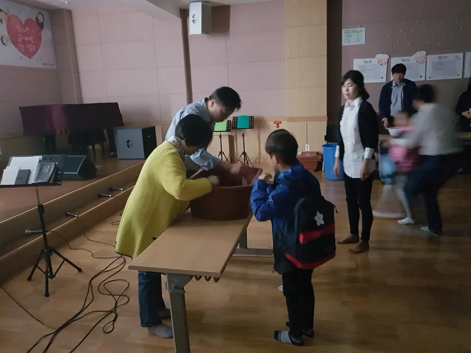 유초등부 애찬식 및 세수식 [종려주일]